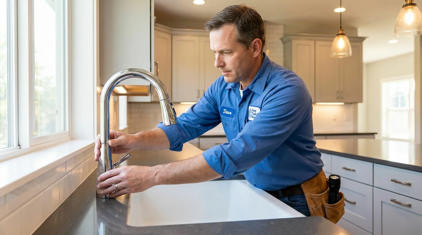 Kitchen faucet installation by Johns Plumbing LLC in Las Animas