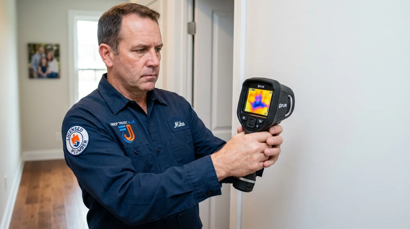 Thermal imaging leak detection by Johns Plumbing LLC in Las Animas